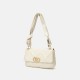 Top layer leather bag womens diamond leather shoulder armpit bag small square bag - Memoo.com