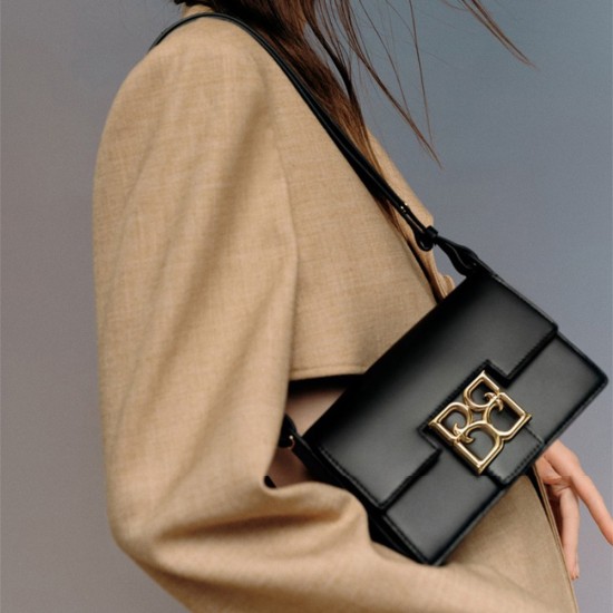 Leather armpit bag, single shoulder crossbody bag, cowhide small square bag - Memoo.com Leather armpit bag, single shoulder crossbody bag, cowhide small square bag - Memoo.com