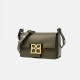 Leather armpit bag, single shoulder crossbody bag, cowhide small square bag - Memoo.com Leather armpit bag, single shoulder crossbody bag, cowhide small square bag - Memoo.com