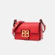 Leather armpit bag, single shoulder crossbody bag, cowhide small square bag - Memoo.com Leather armpit bag, single shoulder crossbody bag, cowhide small square bag - Memoo.com