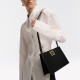 Cowhide shoulder crossbody bag, black gold bag, armpit bag - Memoo.com Cowhide shoulder crossbody bag, black gold bag, armpit bag - Memoo.com
