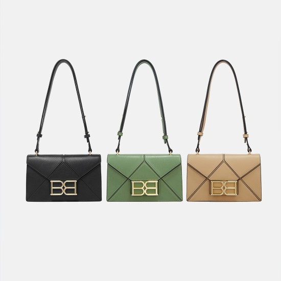 Real leather womens bag, single shoulder crossbody bag, womens armpit baguette bag, small square bag - Memoo.com Real leather womens bag, single shoulder crossbody bag, womens armpit baguette bag, small square bag - Memoo.com