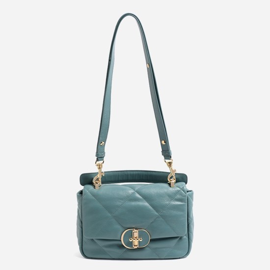 Fashionable and versatile diamond grid chain bag with genuine leather under the armpit for women - Memoo.com Fashionable and versatile diamond grid chain bag with genuine leather under the armpit for women - Memoo.com