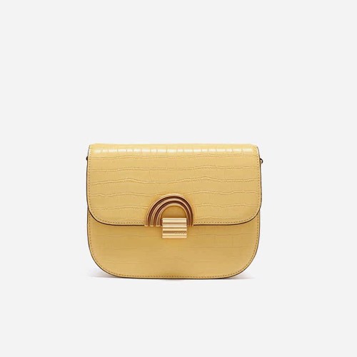 Genuine leather crocodile patterned tofu bag, light luxury feeling, underarm shoulder bag, small square bag Genuine leather crocodile patterned tofu bag, light luxury feeling, underarm shoulder bag, small square bag