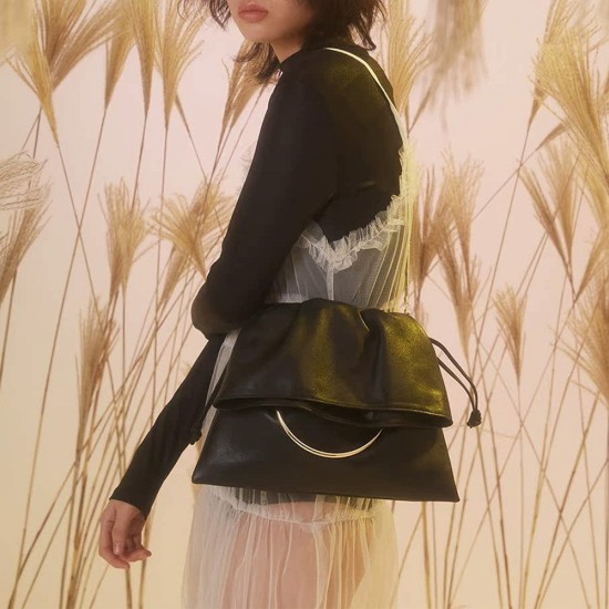Circular drawstring bag, shoulder bag, crossbody bag, handbag, leather womens bag - Memoo.com Circular drawstring bag, shoulder bag, crossbody bag, handbag, leather womens bag - Memoo.com