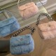 Toast bag, small fur handbag, hand-held small square womens bag - Memoo.com Toast bag, small fur handbag, hand-held small square womens bag - Memoo.com