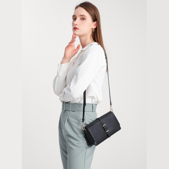 Genuine leather temperament small square bag, genuine leather shoulder bag, cowhide simple style Genuine leather temperament small square bag, genuine leather shoulder bag, cowhide simple style
