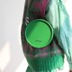 Cowhide small round bag, single shoulder crossbody womens bag - Memoo.com Cowhide small round bag, single shoulder crossbody womens bag - Memoo.com