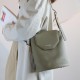 Cowhide top layer single shoulder crossbody bucket bag retro - Memoo.com Cowhide top layer single shoulder crossbody bucket bag retro - Memoo.com