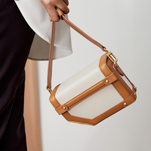embossed leather purse